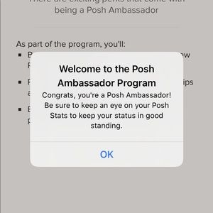 🤩💕POSH AMBASSADOR💕🤩